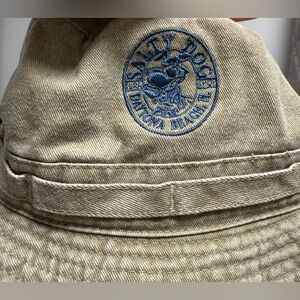 Salty Dog Daytona Beach Bucket Hat Adjustable Navy Sage